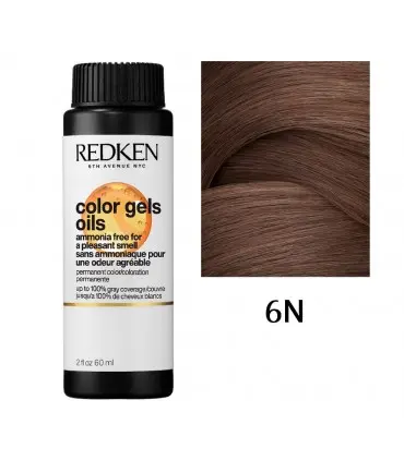 Краска для волос Redken Color Gels Oils, 6N