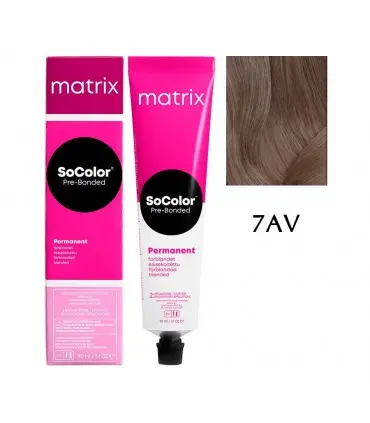 Краска Matrix SoColor Prebonded, 90мл - 7AV