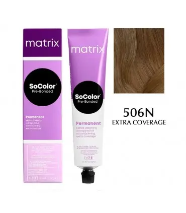 Краска Matrix SoColor PreBonded Extra Coverage, 90мл - 506N