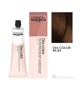 Краска L'Oreal Professionnel DIA Color (цвет #attr#). Продажа с доставкой Краска L'Oreal Professionnel DIA Color 6.84
