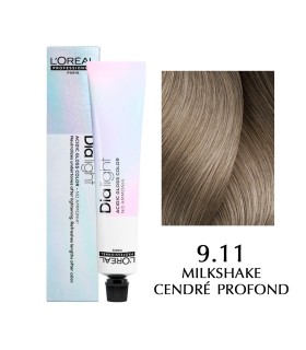 Краска L'Oreal Professionnel Dia Light, цвет 9.11 — молочный коктейль глубокий пепельный