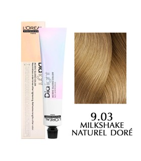 Краска L'Oreal Professionnel Dia Light (цвет #attr#) Краска L'Oreal Professionnel Dia Light, цвет 9.03 — молочный коктейль золотистый