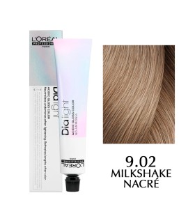 Краска L'Oreal Professionnel Dia Light (цвет #attr#) Краска L'Oreal Professionnel Dia Light, цвет 9.02 — молочный коктейль перламутровый