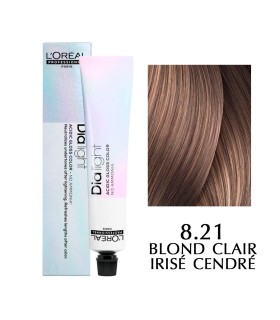 Краска L'Oreal Professionnel Dia Light (цвет #attr#) Краска L'Oreal Professionnel Dia Light, цвет 8.21 — светлый блондин фиолетовая пастель
