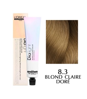 Краска L'Oreal Professionnel Dia Light (цвет #attr#) Краска L'Oreal Professionnel Dia Light, цвет 8.3 — светлый блондин золотистый