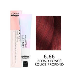 Краска L'Oreal Professionnel Dia Light, цвет 6.66 — темно-темно рыжий блондин