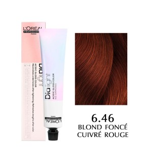 Краска L'Oreal Professionnel Dia Light, цвет 6.46 — темный блондин медно-красный